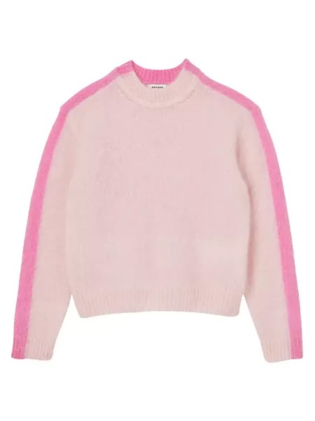 Вязаный свитер Sandro, розовый