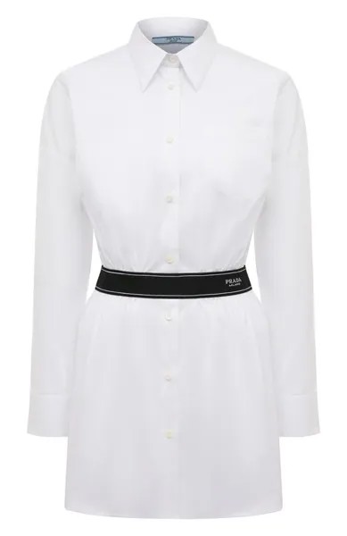 Хлопковая рубашка Prada
