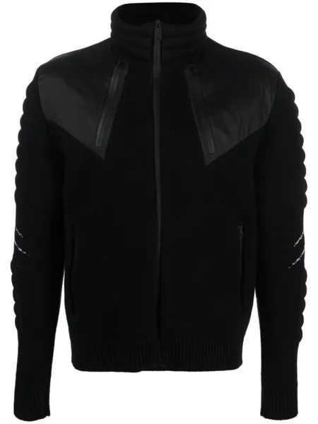 Куртка из смесовой шерсти с логотипом Plein Sport, черный