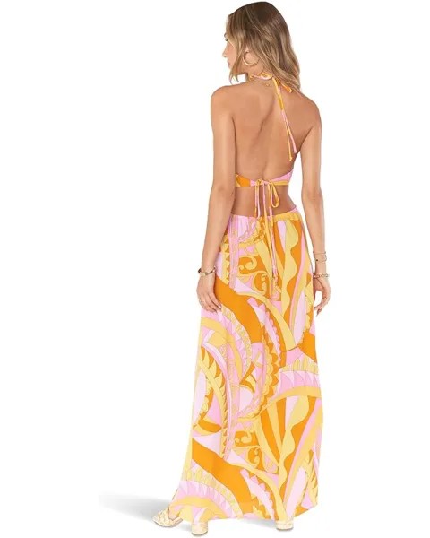 Платье Show Me Your Mumu Marisol Maxi Dress, цвет Caribbean Cocktail