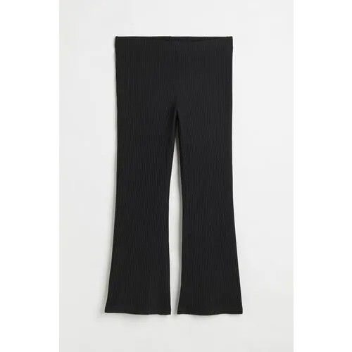 Брюки клеш H&M, размер 4XL, черный