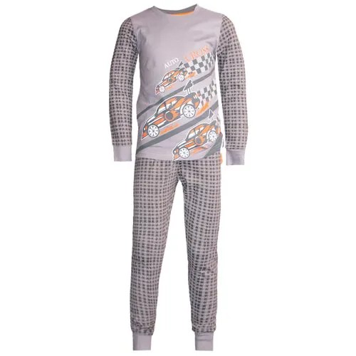 Пижама N.O.A. 11370 для мальчика, цвет серый, размер 122