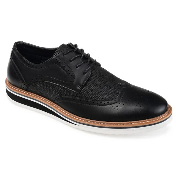 Мужские оксфорды Warrick Wide Wing Tip Vance Co., черный