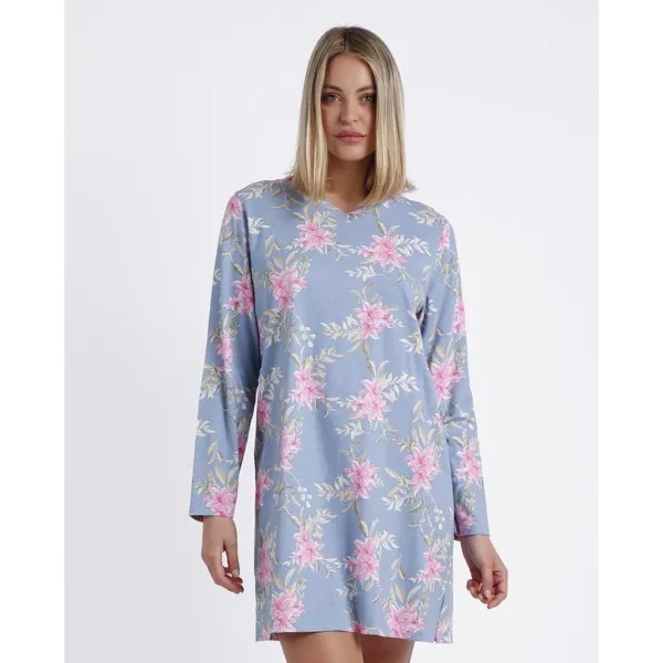Пижама Admas Flowers Dress, синий