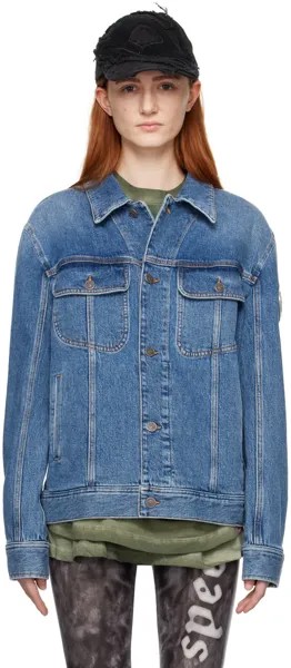 Синяя джинсовая куртка Diesel D-Barcy-Fsc1