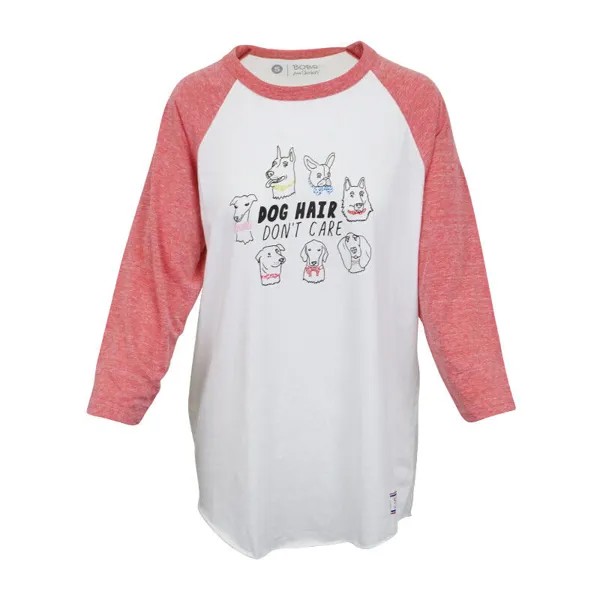 ЖЕНСКАЯ ФУТБОЛКА SKECHERS BOBS С собачьей шерстью DONT CARE REGLAN REGLAN