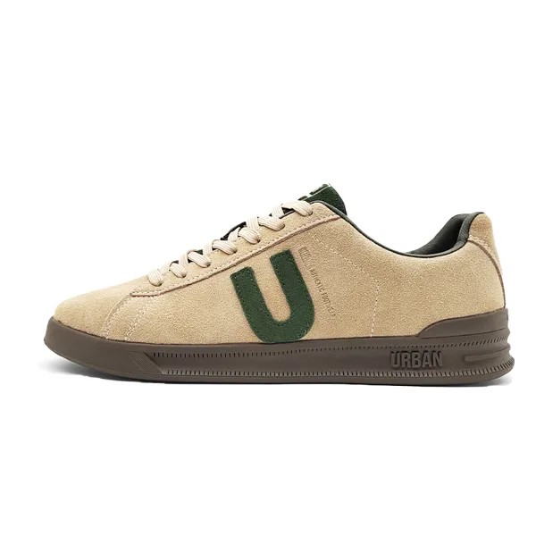 Кроссовки URBAN AUTHENTIC Skateboarding Shoes Unisex Low-top Brown/Green, зеленый