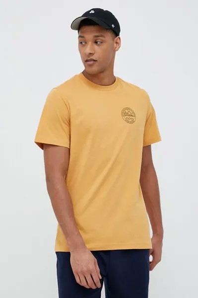 Хлопковая футболка 10 Jack Wolfskin, желтый
