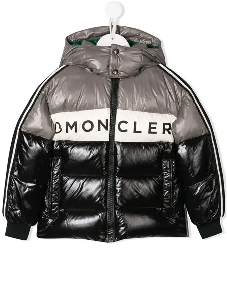 Moncler Enfant пуховик с капюшоном
