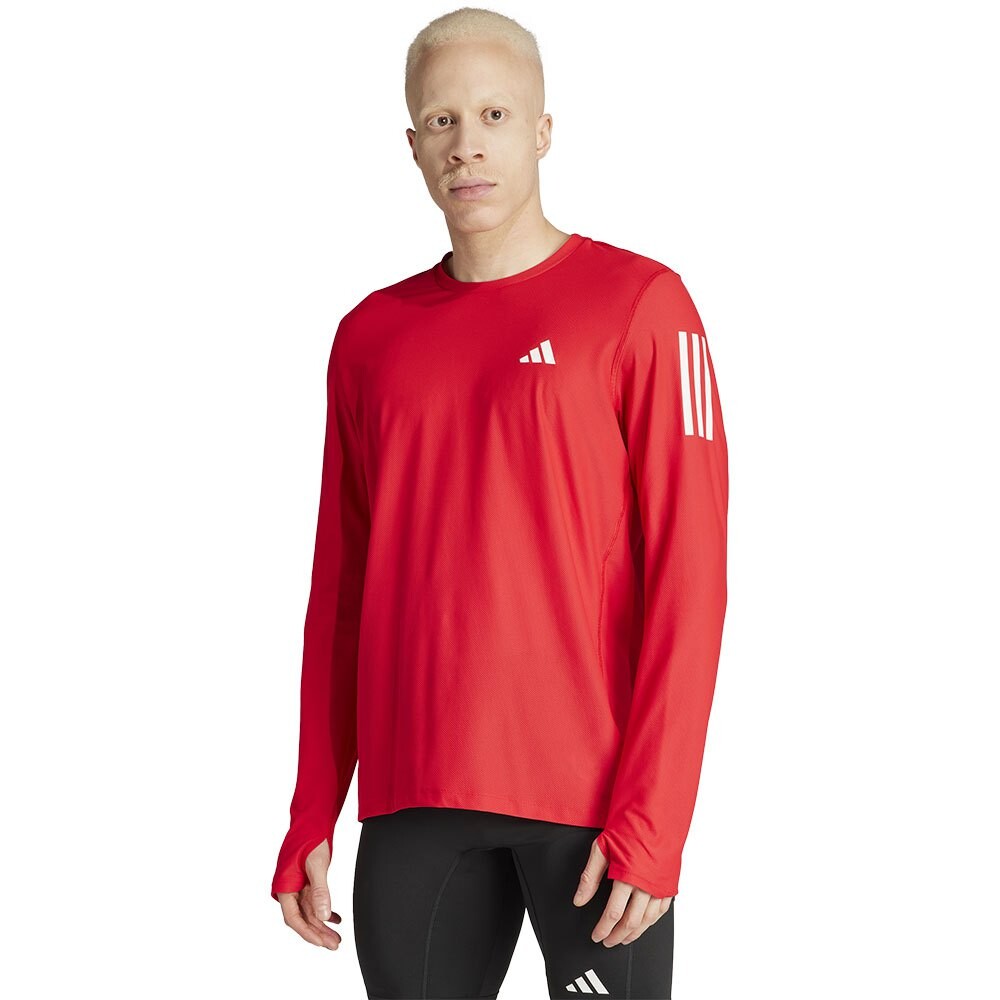Лонгслив adidas Own The Run Base, красный