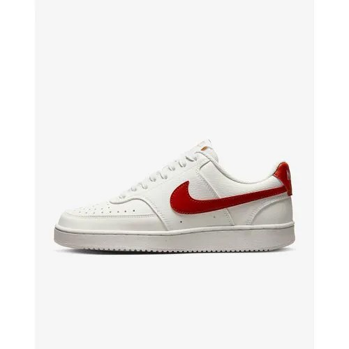 Кеды NIKE Court Vision Mid Next Nature, размер 8 US, Summit White/Volt/White/Cinnabar