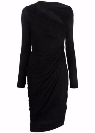 Helmut Lang платье асимметричного кроя