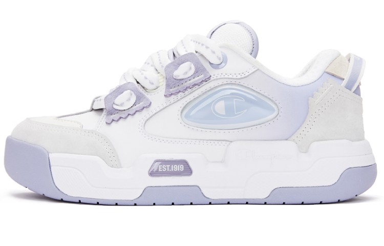 Кроссовки Canotwait_ X Champion Skateboarding Shoes Women's Low-top Purple, фиолетовый