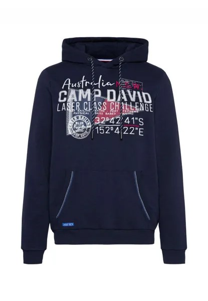 Толстовка CAMP DAVID Kapuzenpullover 'Laser Sailing', темно-синий