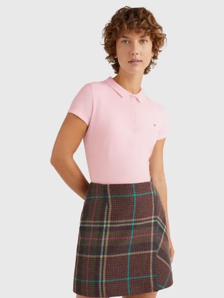 Рубашка-поло приталенного кроя Tommy Hilfiger Heritage, цвет Cradle Pink