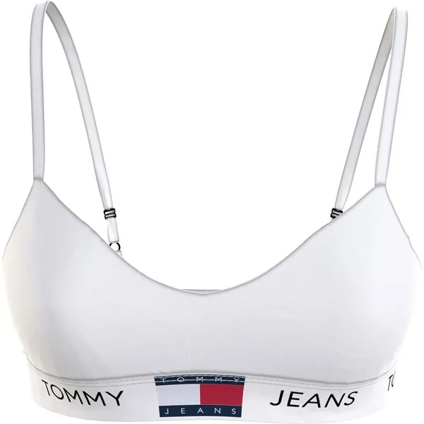 Бюстгальтер Tommy Jeans Heritage Ctn Push-Up, белый