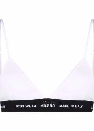 Gcds бюстгальтер с треугольными чашками и логотипом