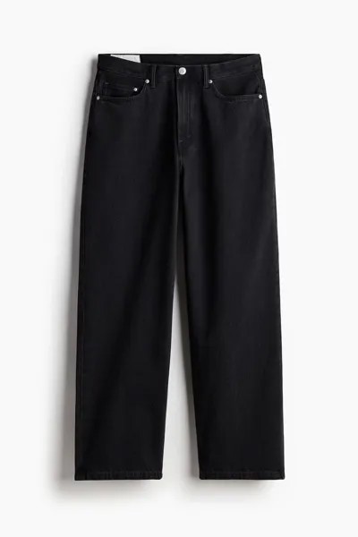Джинсы H&M A/W 2024 Baggy, темно-серый