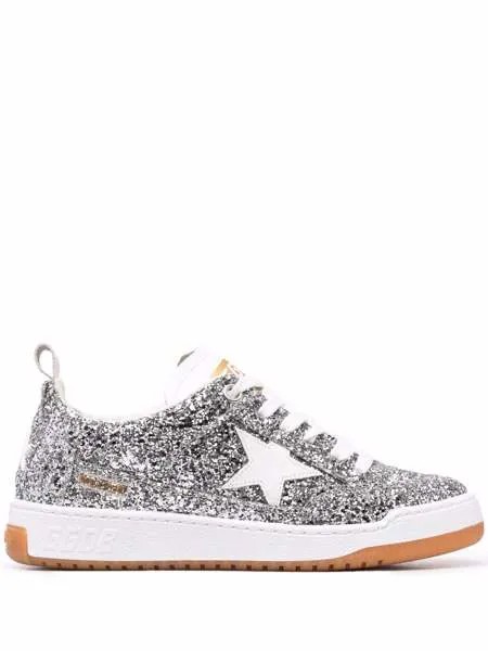 Golden Goose кроссовки с блестками