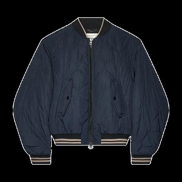 Куртка Dries Van Noten Padded Bomber 'Navy', синий
