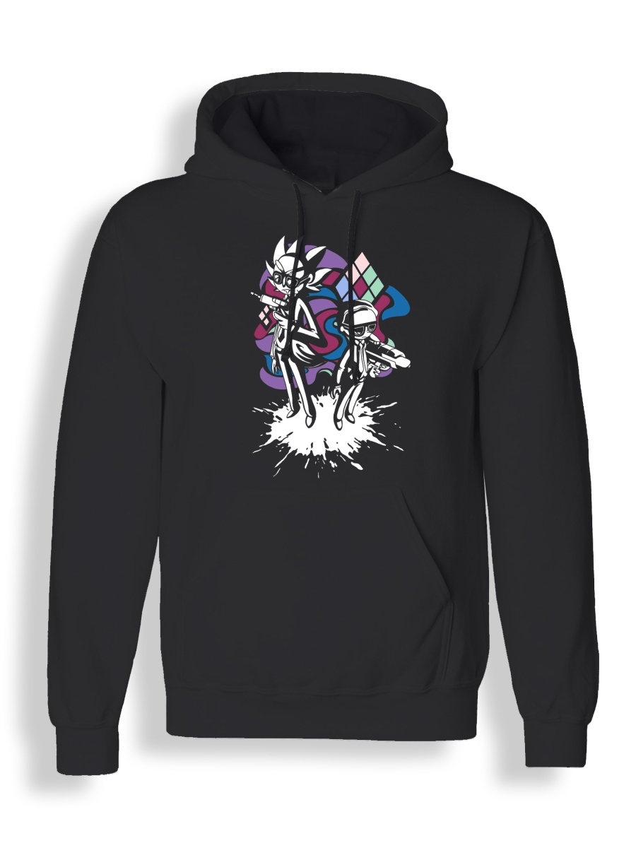 Худи унисекс СувенирShop Рик и Морти/Rick and Morty 7 черное S