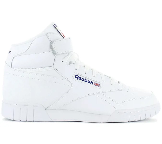 Reebok Classics Ex-O-Fit Hi - Мужская обувь Кожаные белые кроссовки 3477 Спортивная обувь ОРИГИНАЛ