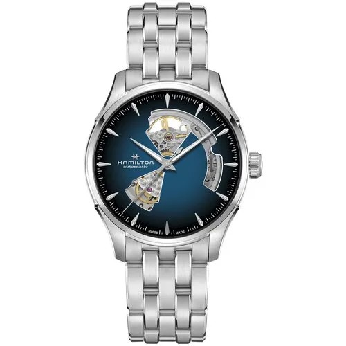 Наручные часы Hamilton Часы Hamilton Jazzmaster Open Heart Auto H32675140, серебряный