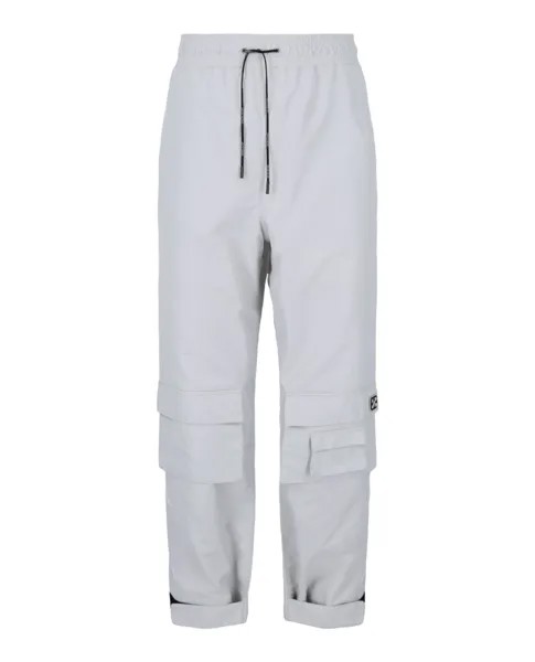 Нейлоновые брюки-карго Off-White, серый