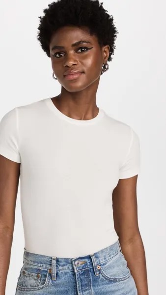 Футболка L'AGENCE Ressi Crew Neck, белый