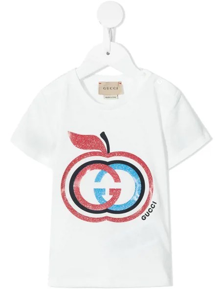 Gucci Kids футболка с логотипом