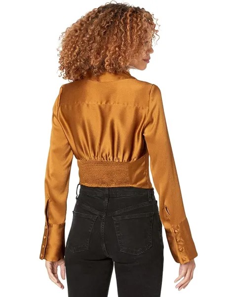 Блуза Free People Aurora Blouse, цвет Tiger Eye