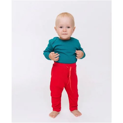 Комплект одежды Diva Kids, размер 74, красный, зеленый