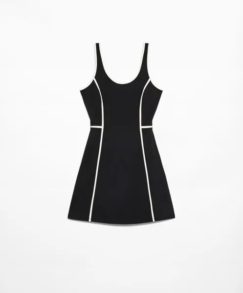 Платье Oysho Comfortlux Strappy, черный