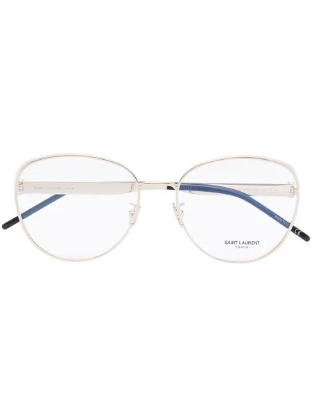 Saint Laurent Eyewear очки в оправе 'кошачий глаз'
