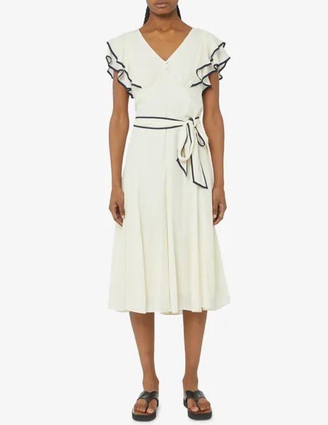 Дневное платье Velda с короткими рукавами Lauren Ralph Lauren, бежевый
