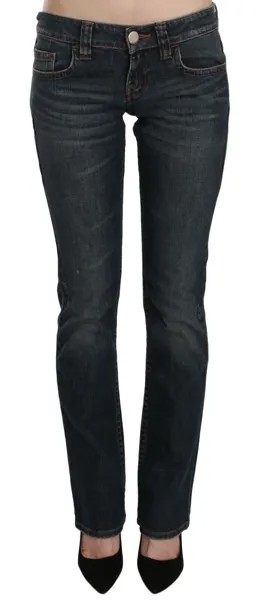 Джинсы JEANS PAUL GAULTIER Черные потертые джинсы из денима узкого кроя с заниженной талией s. Рекомендуемая розничная цена W30 – 500 долларов США.