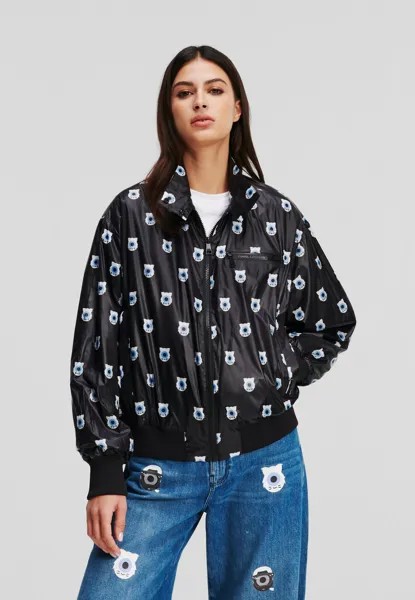 Куртка-бомбер x DARCEL DISAPPOINTS KARL LAGERFELD, цвет black white