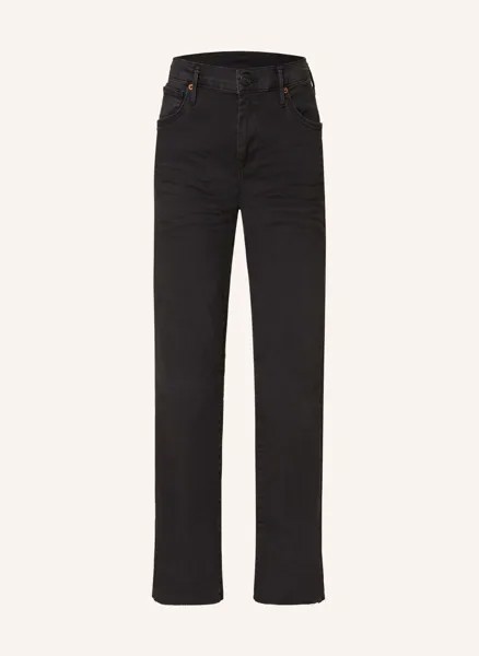 Джинсы 7/8, Лив Бойфренд True Religion, черный