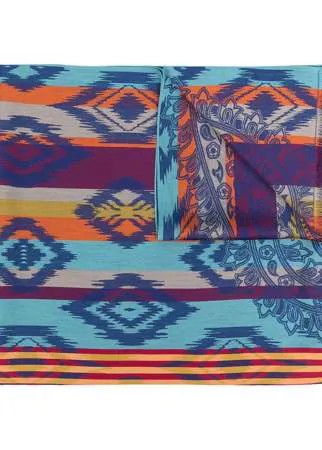 ETRO шарф с принтом Aztec