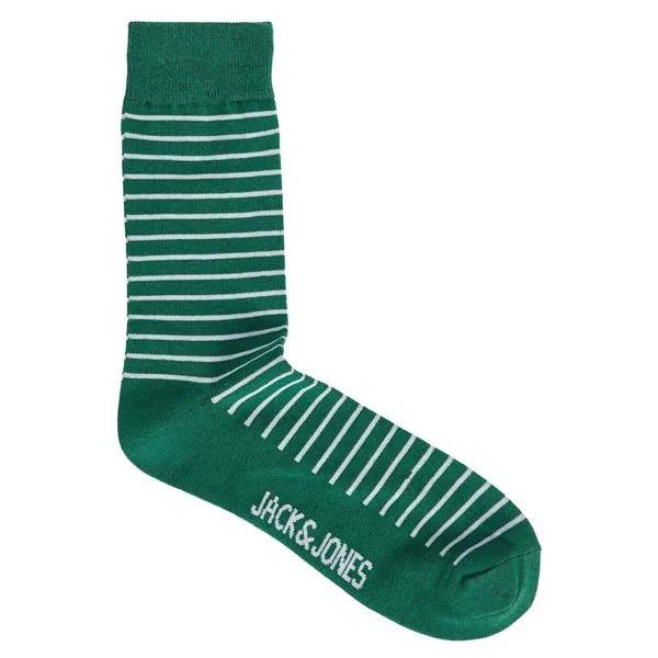 Носки Jack & Jones Kay Stripe, зеленый