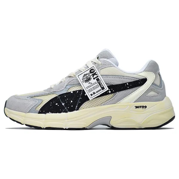 Кроссовки Puma Tevaris Nitro Lifestyle Shoes Unisex Low-top Beige/black, бежевый/черный