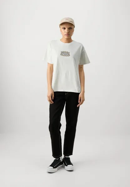 Футболка с принтом Vacation Relaxed Tee Rip Curl, кремовый