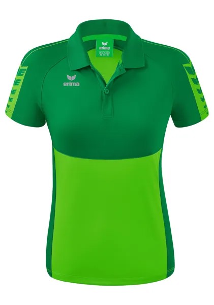 Поло erima Six Wings, цвет green/smaragd