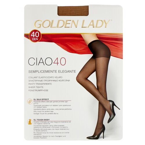 Колготки Golden Lady Ciao 40 den, размер 5-XL, melon (бежевый)