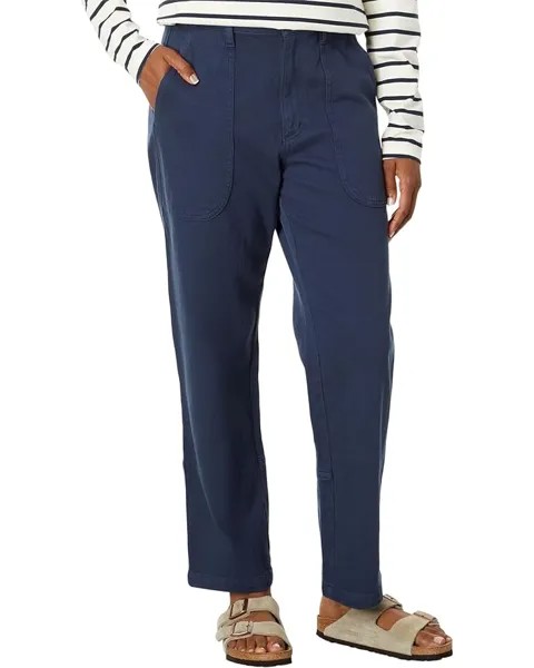 Брюки L.L.Bean Signature Washed Cotton Barrel, цвет Dark Indigo