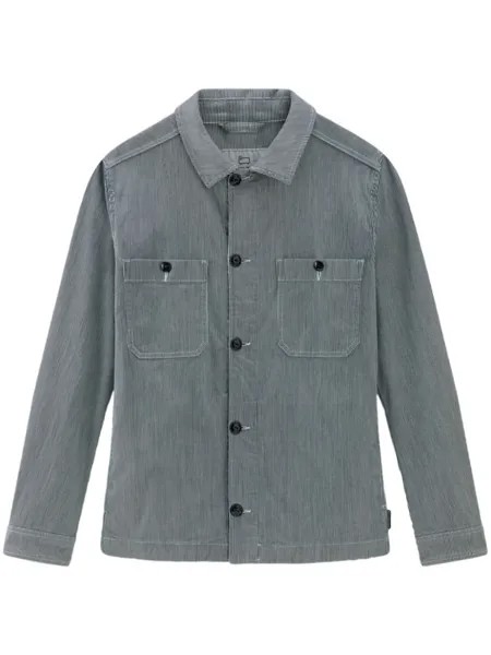 Woolrich рубашка в полоску, синий