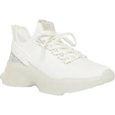 Женские кроссовки Steve Madden Maxima White Running Shoes 7 Medium (B,M) BHFO 1089