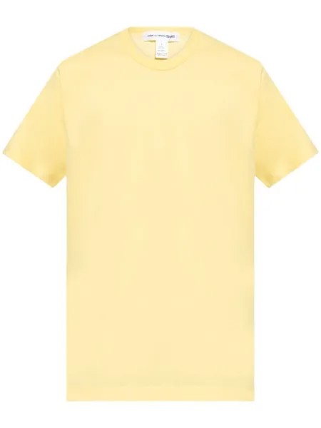 Comme Des Garçons Shirt футболка с круглым вырезом, желтый
