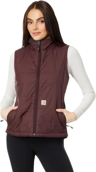 Легкий утепленный жилет Rain Defender свободного кроя Carhartt, цвет Blackberry