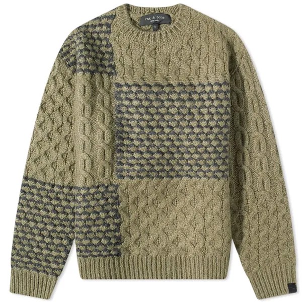 Джемпер Rag & Bone Check Crew Knit